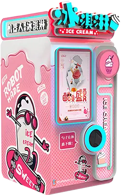 Mașină de vânzare cremă de mașină de înghețate